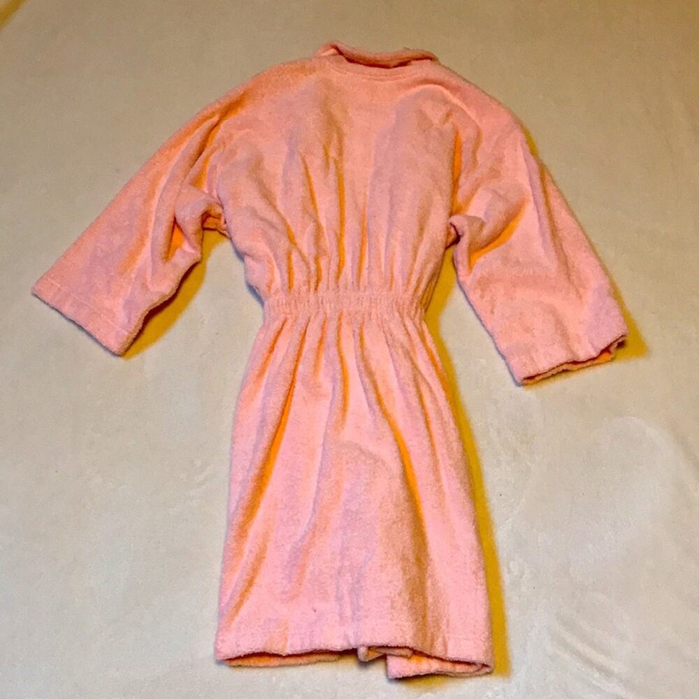 NWOT. Amanda Steward Pure Cotton Pink Robe. L - Picture 4 of 6